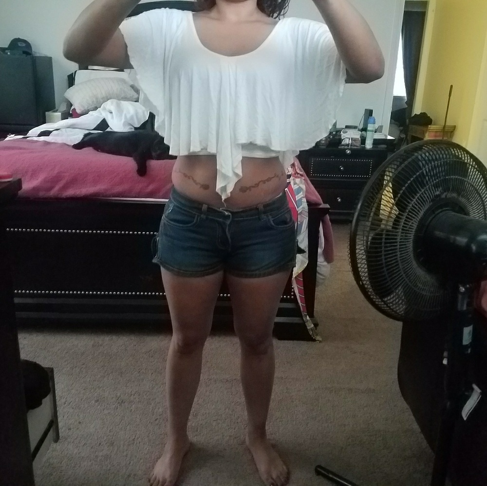 White crop top by gypsy